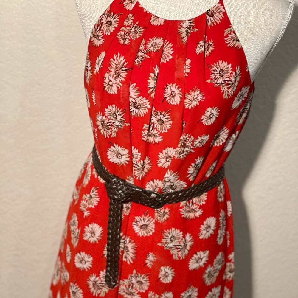 A-line Floral summer dress